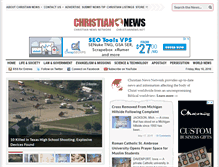 Tablet Screenshot of christiannews.net
